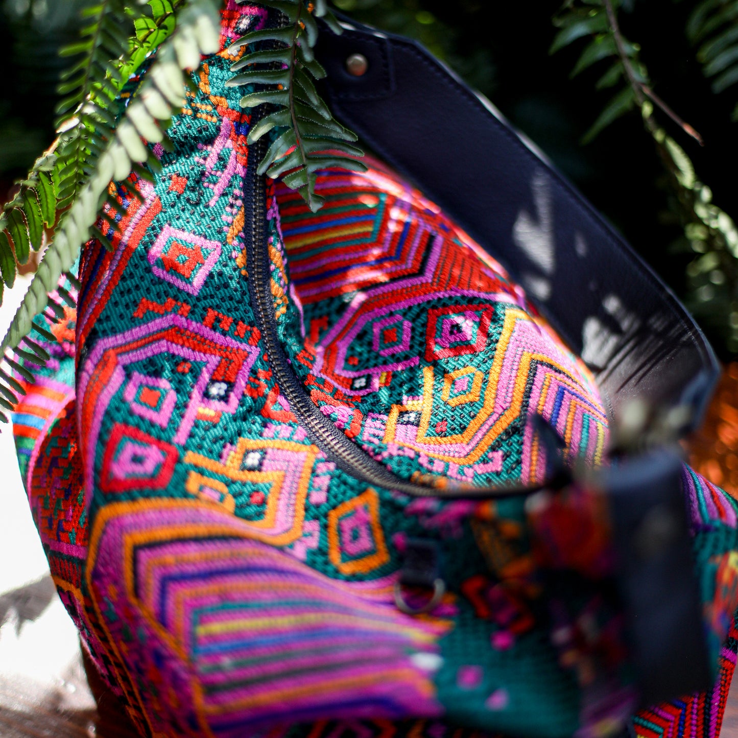 PENELOPE BAG - OOAK HUIPIL - BLACK - NO. 200019