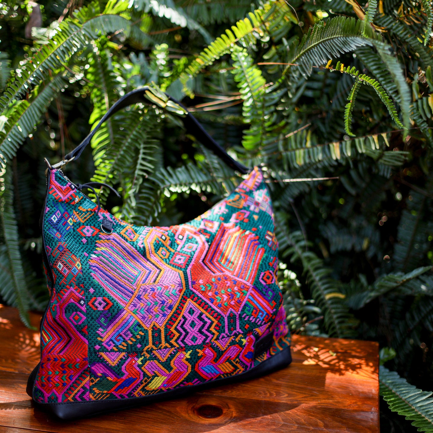 PENELOPE BAG - OOAK HUIPIL - BLACK - NO. 200019