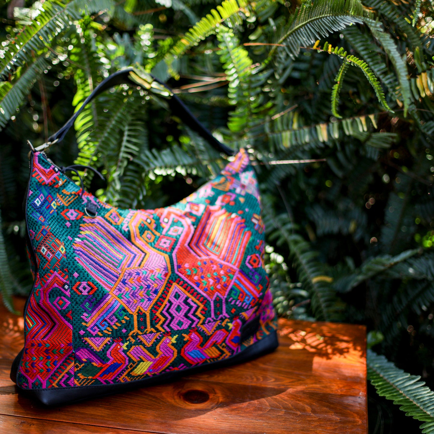 PENELOPE BAG - OOAK HUIPIL - BLACK - NO. 200019