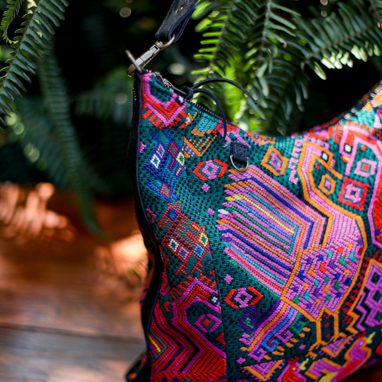 PENELOPE BAG - OOAK HUIPIL - BLACK - NO. 200019