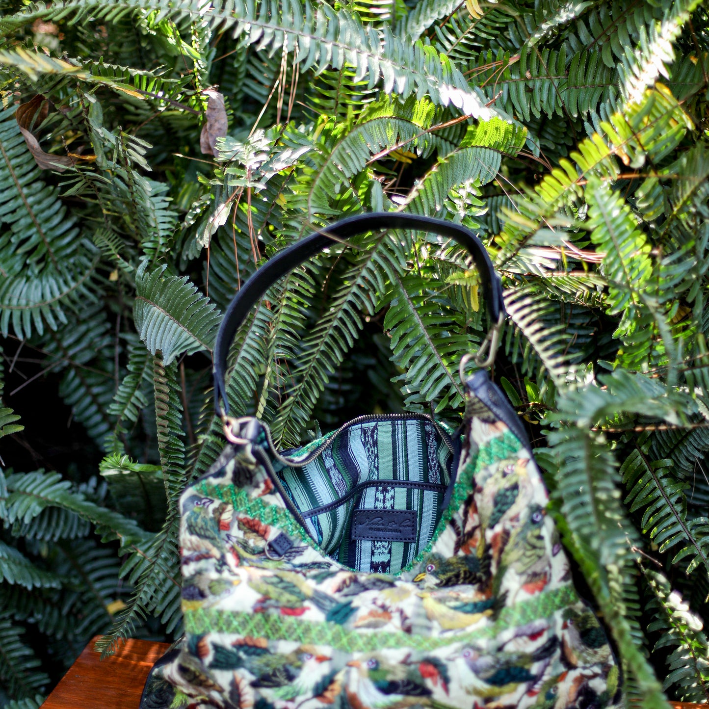 PENELOPE BAG - OOAK HUIPIL - BLACK - NO. 200018