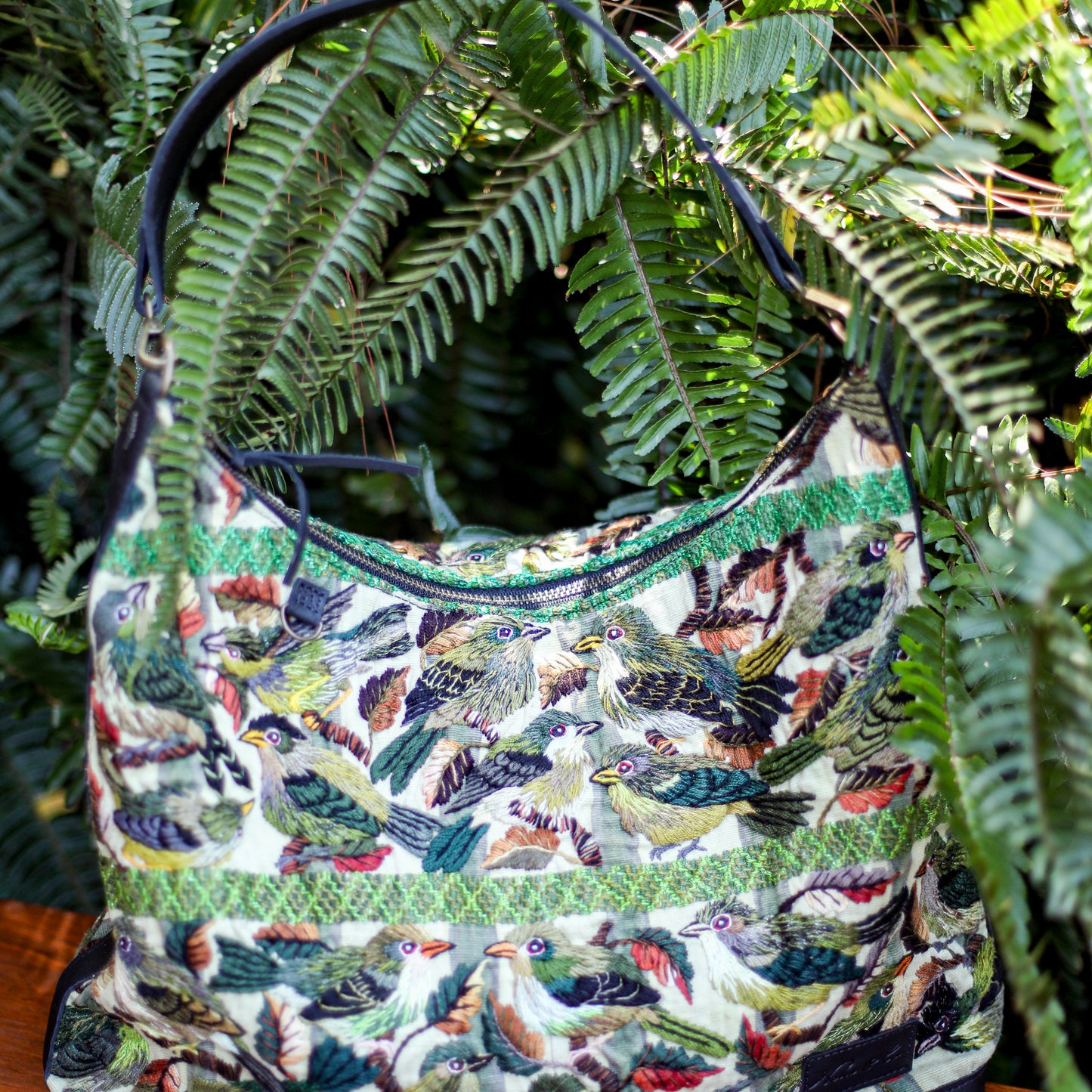 PENELOPE BAG - OOAK HUIPIL - BLACK - NO. 200018