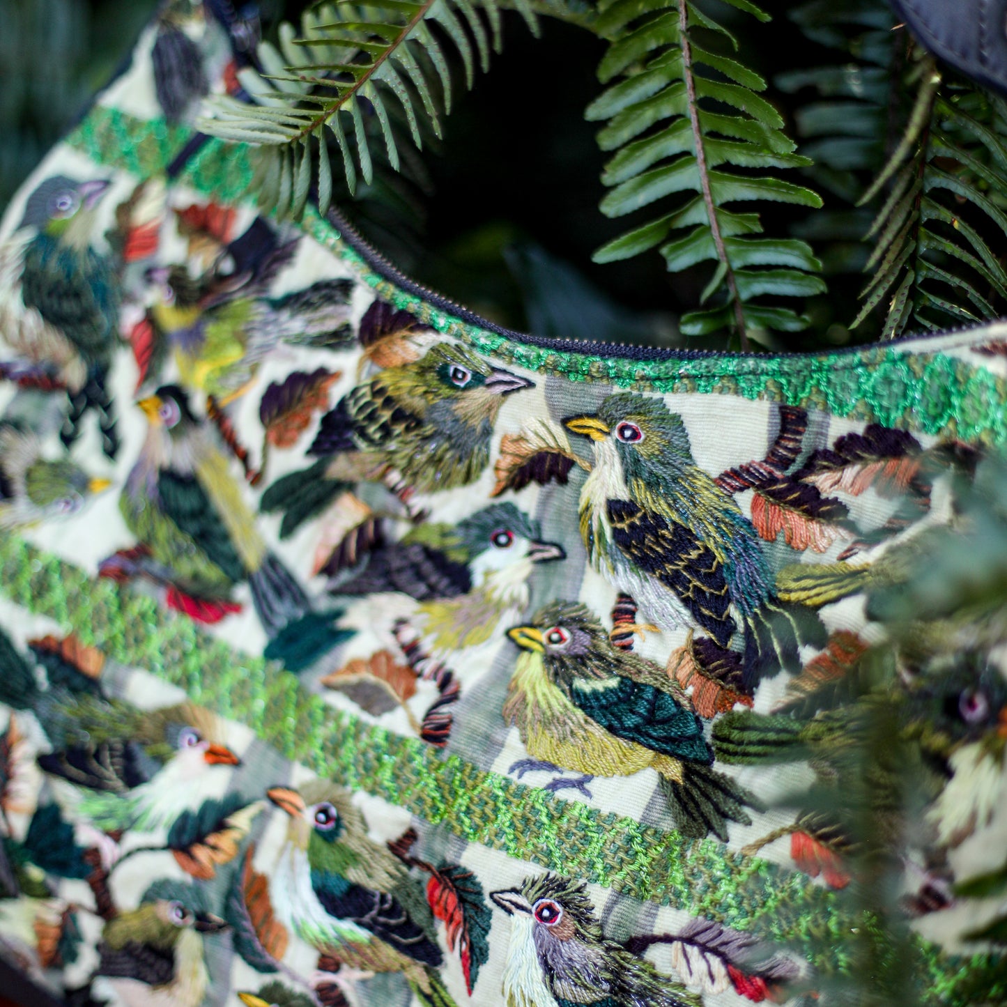 PENELOPE BAG - OOAK HUIPIL - BLACK - NO. 200018