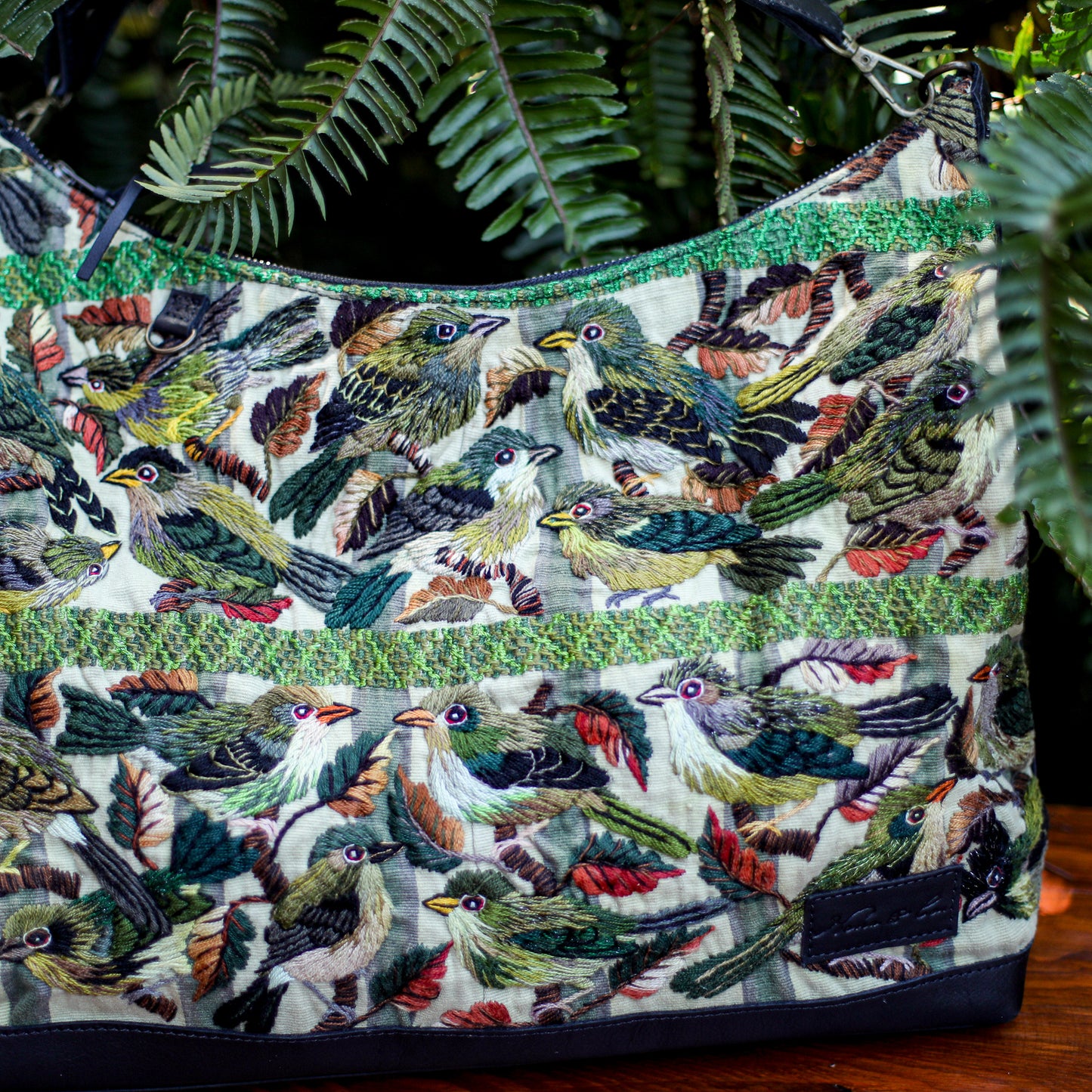PENELOPE BAG - OOAK HUIPIL - BLACK - NO. 200018