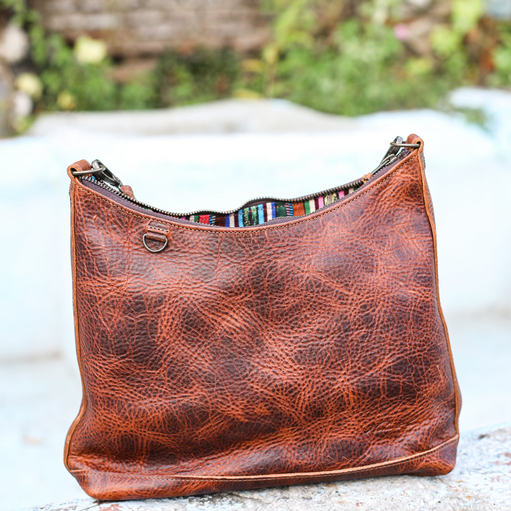 PENELOPE BAG - FULL LEATHER - HONEY