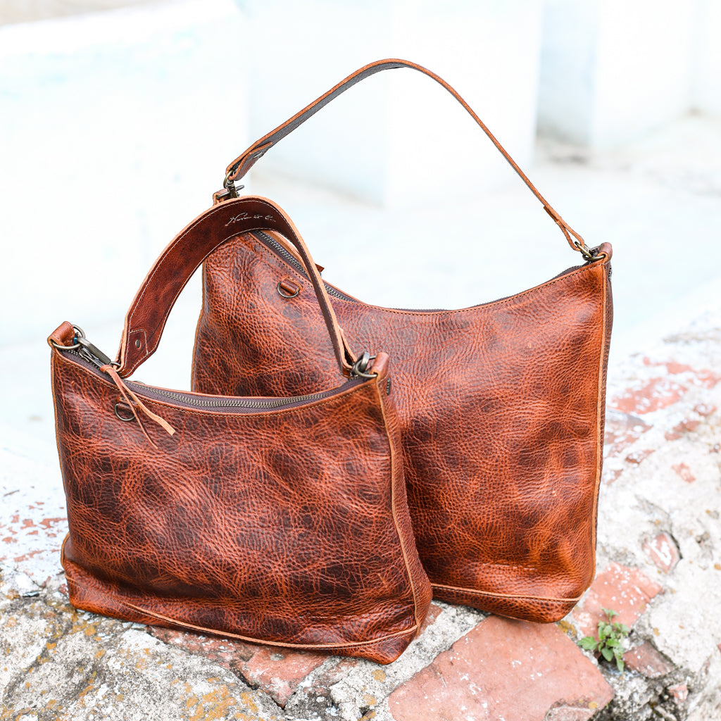 PENELOPE BAG - FULL LEATHER - HONEY