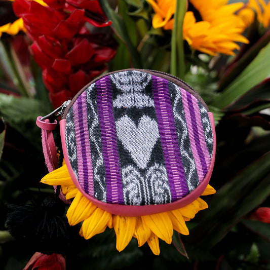 ♡ CIRCLE COIN PURSE ♡ - VINTAGE CORTE - BABY RHINO - NO. 19461