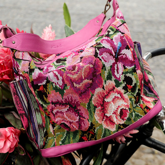 ♡ BEATRIZ CDB + DIAMANTE STRAP ♡ - OOAK HUIPIL - BABY RHINO - NO. 19425