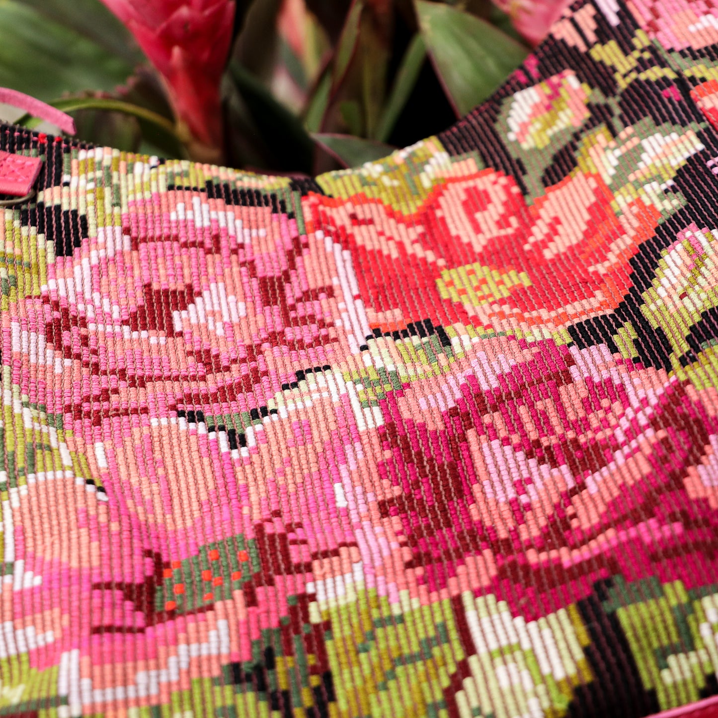 ♡ PENELOPE BAG ♡ - OOAK HUIPIL - RASPBERRY - NO. 19454