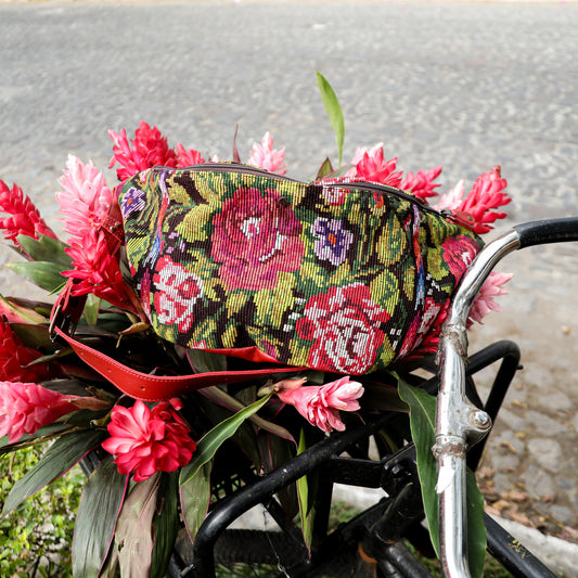 ♡ ETHAN BAG ♡ - OOAK HUIPIL - CHILI PEPPER - NO. 19441