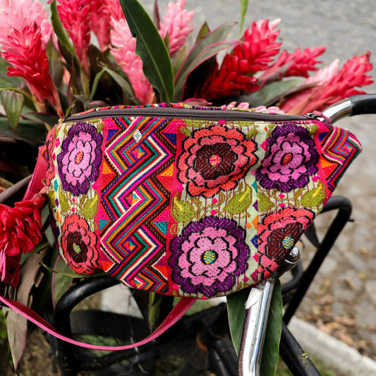 ♡ ETHAN BAG ♡ - OOAK HUIPIL - RASPBERRY - NO. 19442
