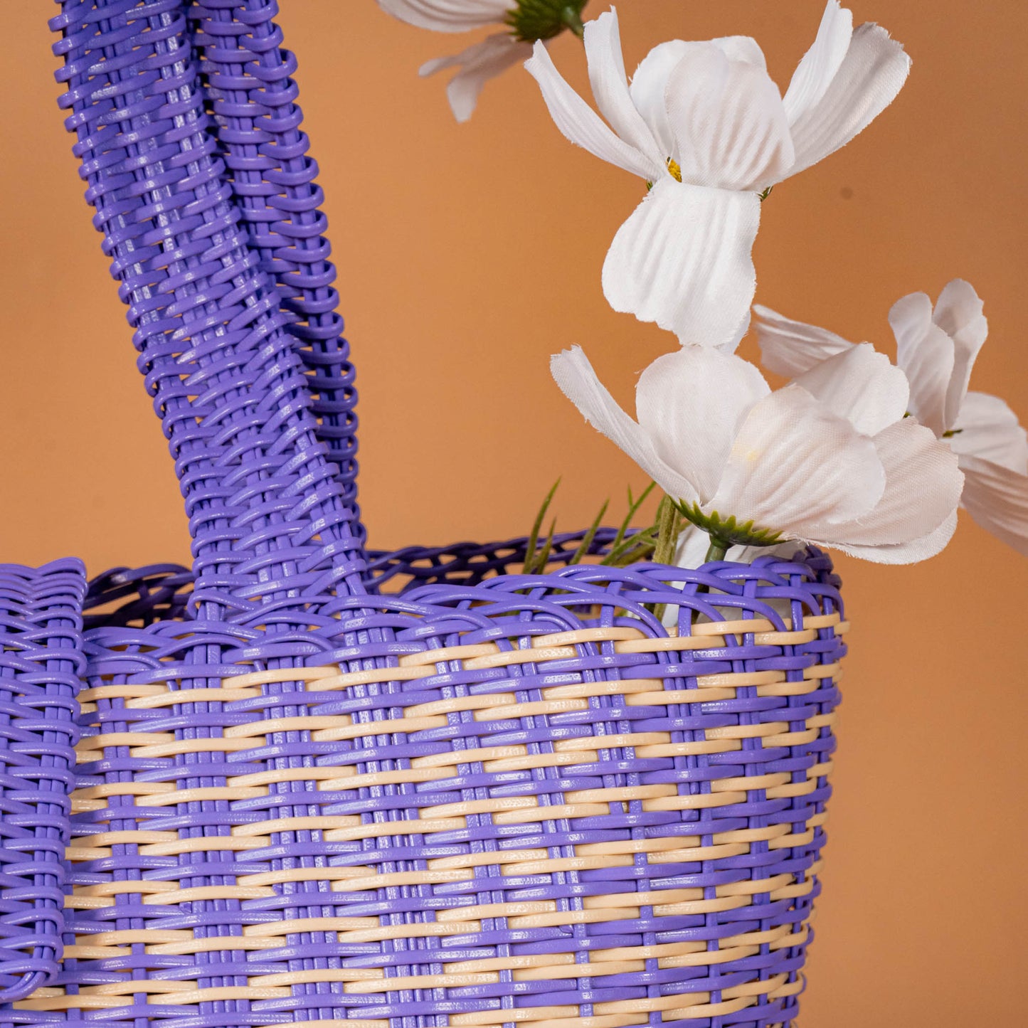 **CLOSEOUT** WOVEN UPCYCLED TOTE - MEDIUM - NO. 16098