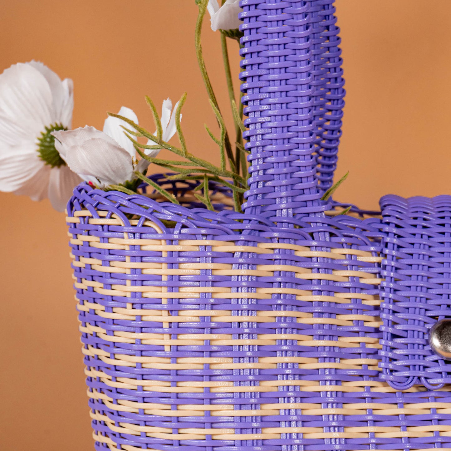 **CLOSEOUT** WOVEN UPCYCLED TOTE - MEDIUM - NO. 16098