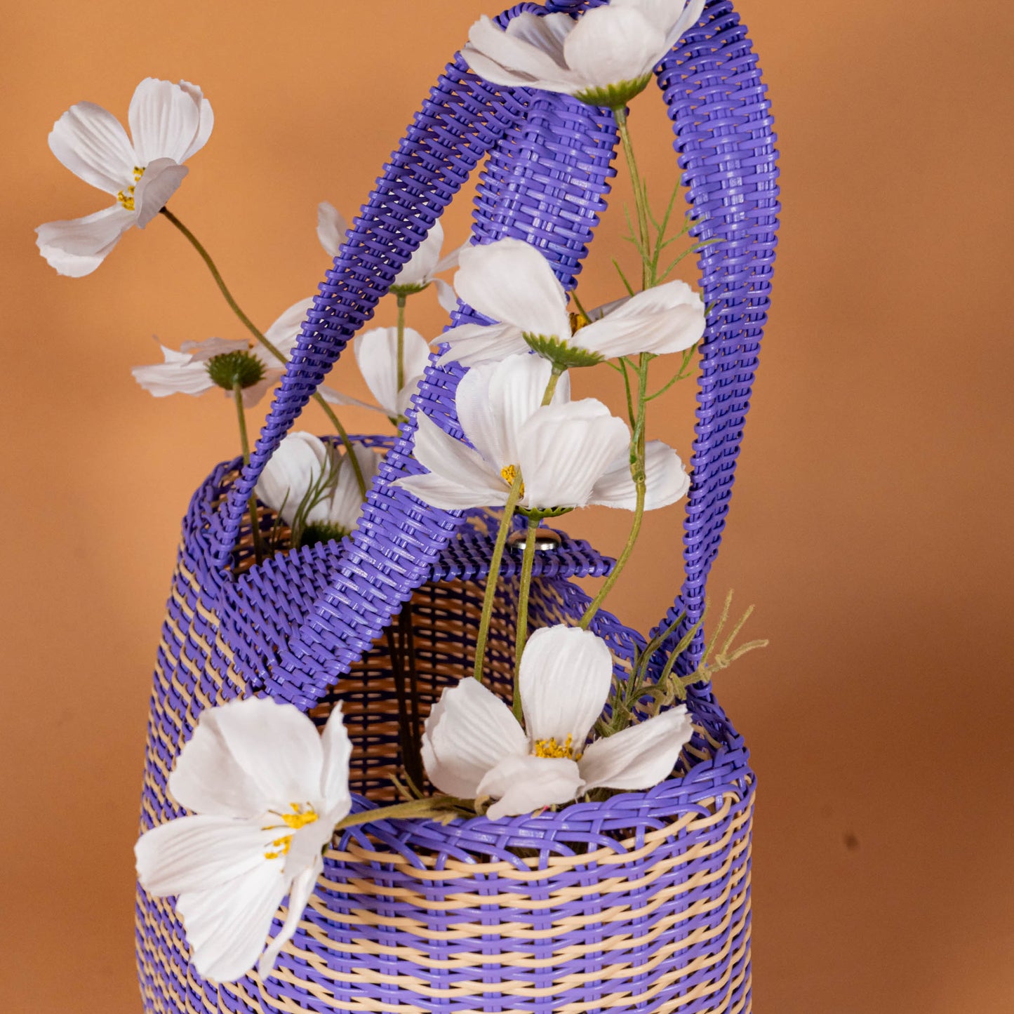 **CLOSEOUT** WOVEN UPCYCLED TOTE - MEDIUM - NO. 16098