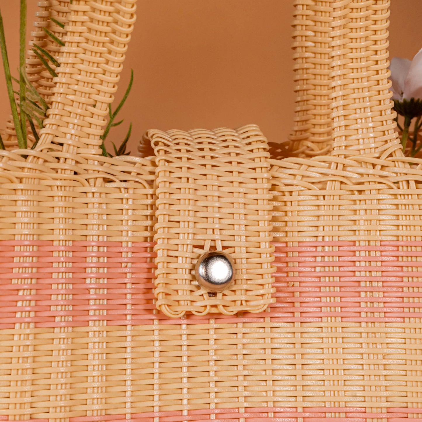 WOVEN UPCYCLED TOTE - MEDIUM - NO. 16099