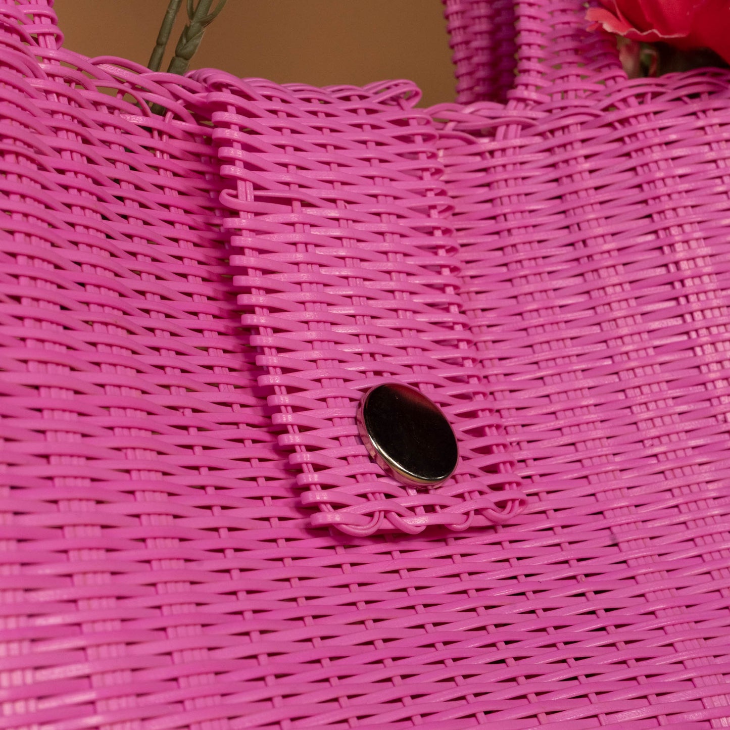 **CLOSEOUT** WOVEN UPCYCLED TOTE - LARGE - NO. 16103