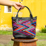 POCKETLESS MINI TPB - OOAK HUIPIL - BLACK - NO. 16500