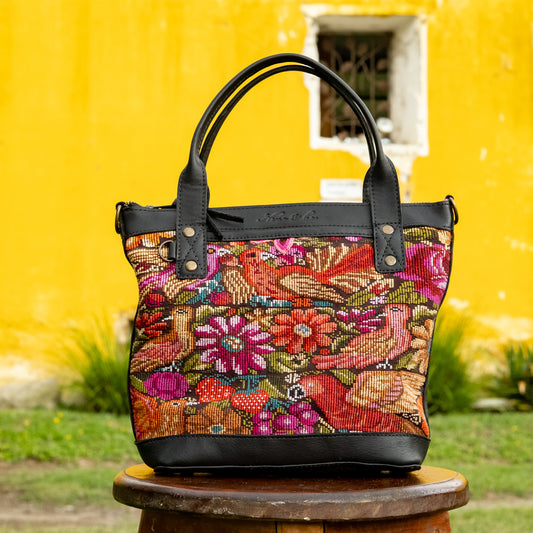 POCKETLESS MINI TPB - OOAK HUIPIL - BLACK - NO. 16501