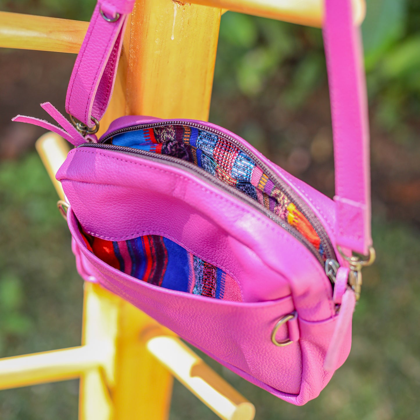 WANDER CROSSBODY BAG + STRAP SET - FULL LEATHER - BABY RHINO