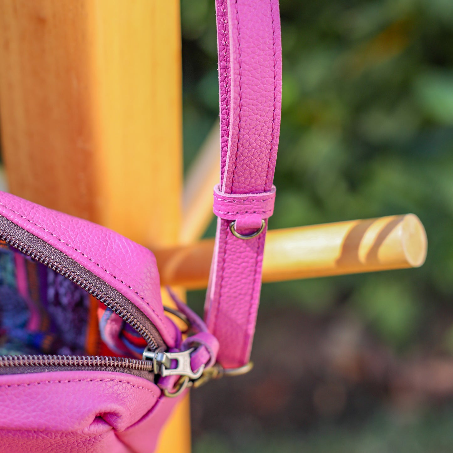 WANDER CROSSBODY BAG + STRAP SET - FULL LEATHER - BABY RHINO