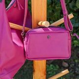 WANDER CROSSBODY BAG + STRAP SET - FULL LEATHER - BABY RHINO