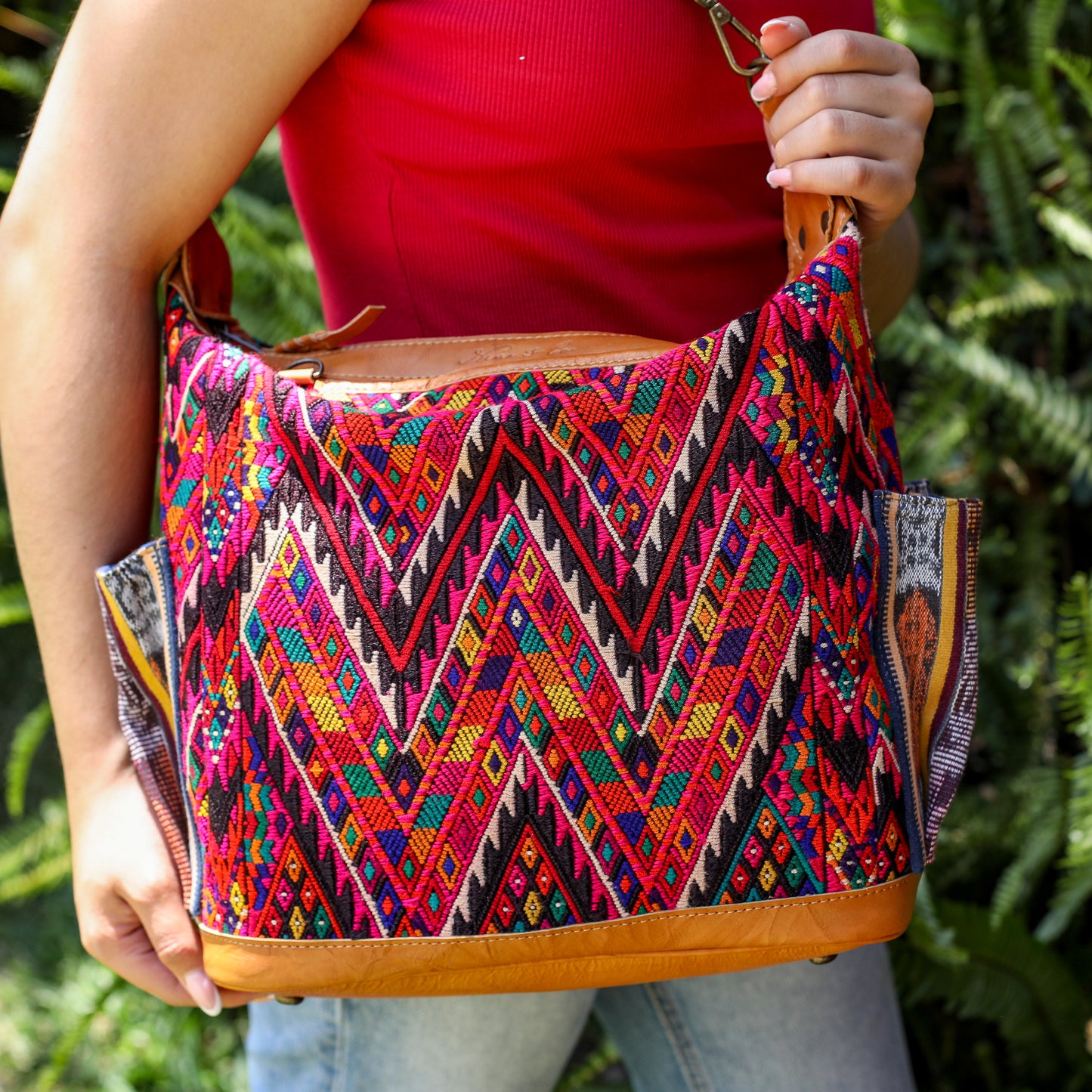 BEATRIZ MCDB + DIAMANTE STRAP - OOAK HUIPIL - CORTE LINING - DUNA AMARILLA - NO. 200364