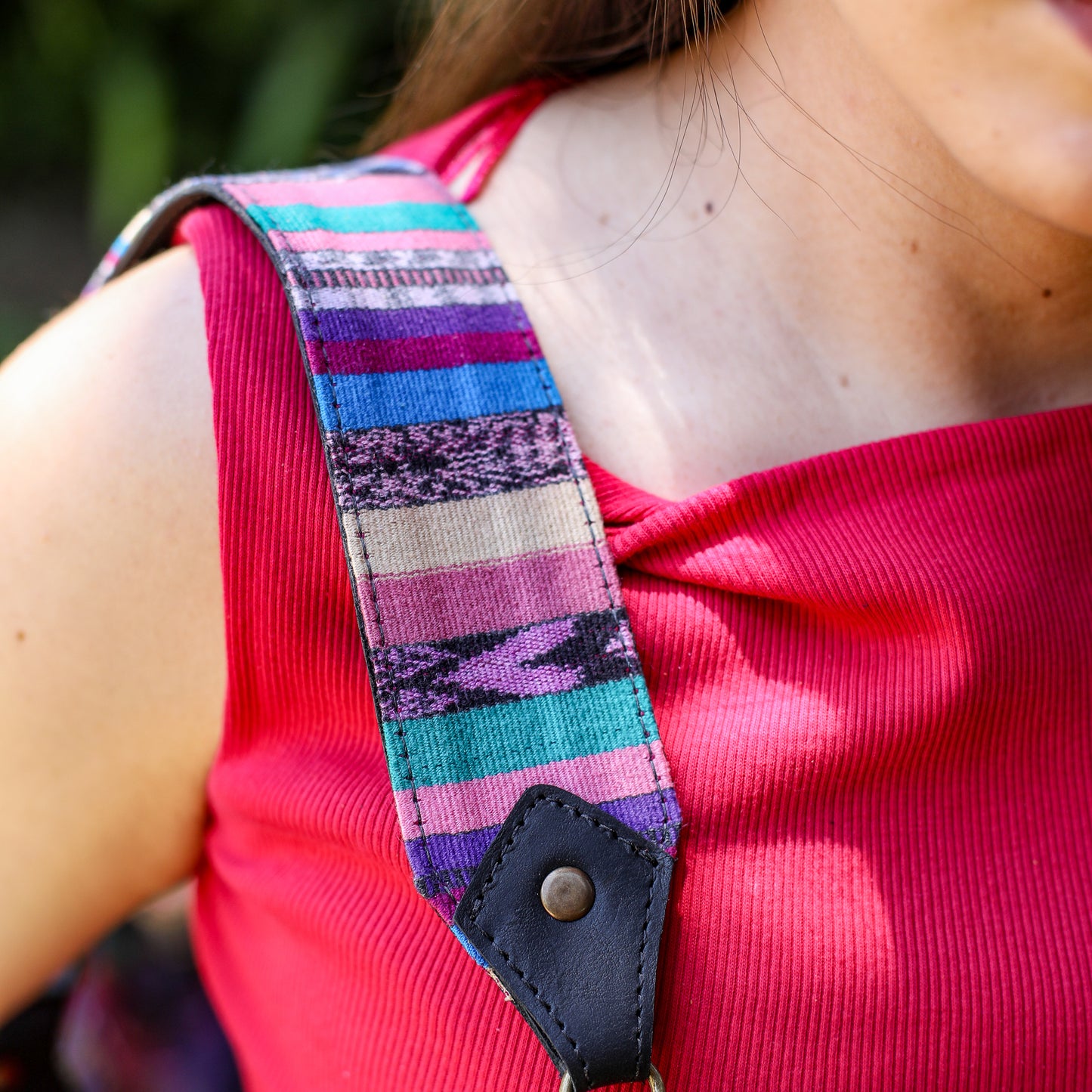 BEATRIZ MCDB + DIAMANTE STRAP - OOAK HUIPIL - CORTE LINING - BLACK - NO. 200365