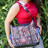 BEATRIZ MCDB + DIAMANTE STRAP - OOAK HUIPIL - CORTE LINING - BLACK - NO. 200365