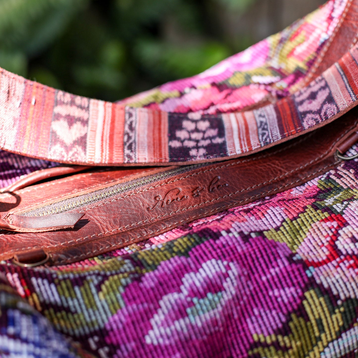 BEATRIZ CDB + DIAMANTE STRAP - OOAK HUIPIL - CORTE LINING - COPPER - NO. 200353