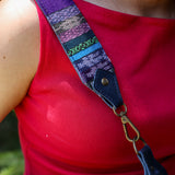 BEATRIZ MCDB + DIAMANTE STRAP - OOAK HUIPIL - CORTE LINING - NAVY - NO. 200362