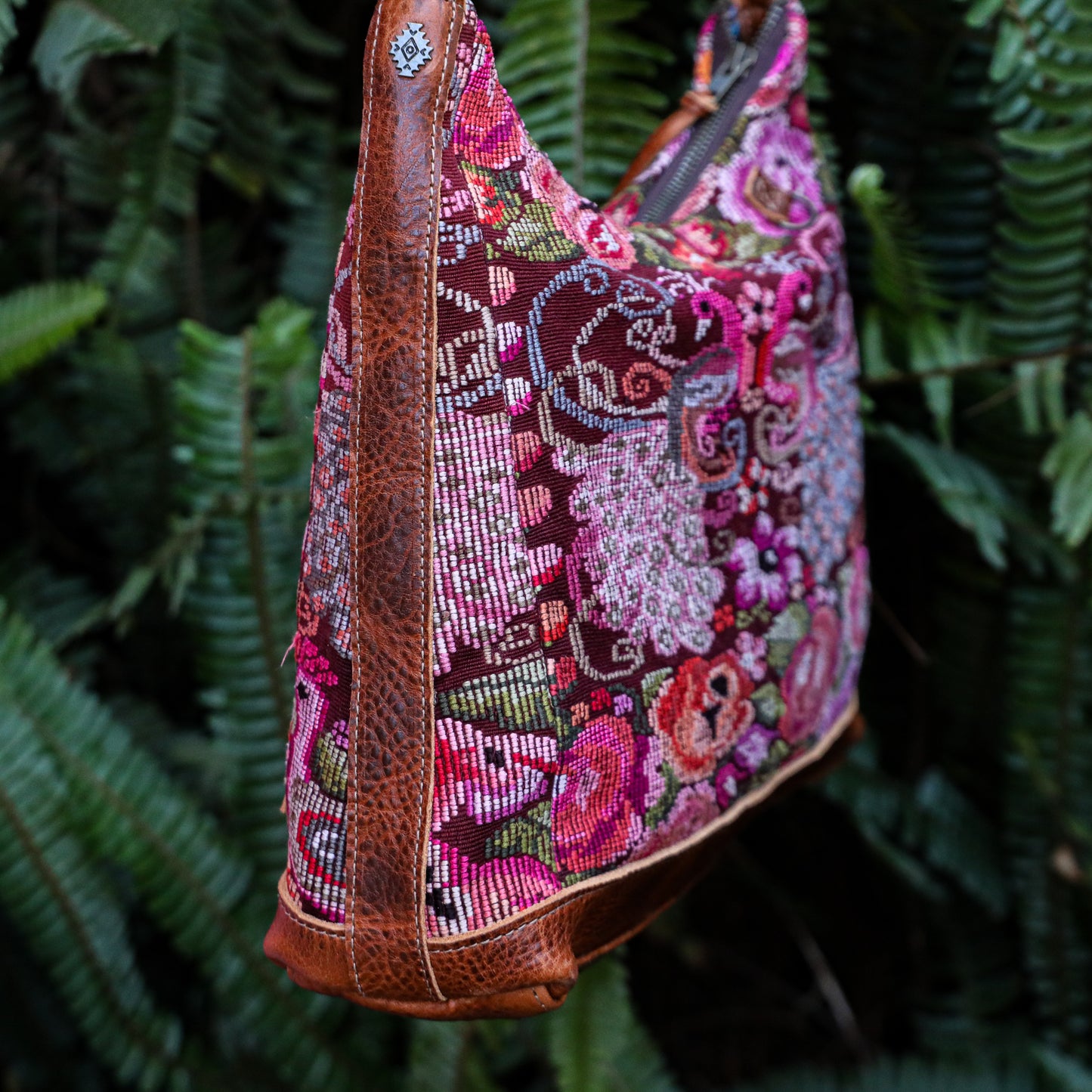 SMALL PENELOPE BAG - OOAK HUIPIL - HONEY - NO. 200739