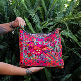 SMALL PENELOPE BAG - OOAK HUIPIL - HONEY - NO. 200742