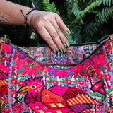 SMALL PENELOPE BAG - OOAK HUIPIL - HONEY - NO. 200742