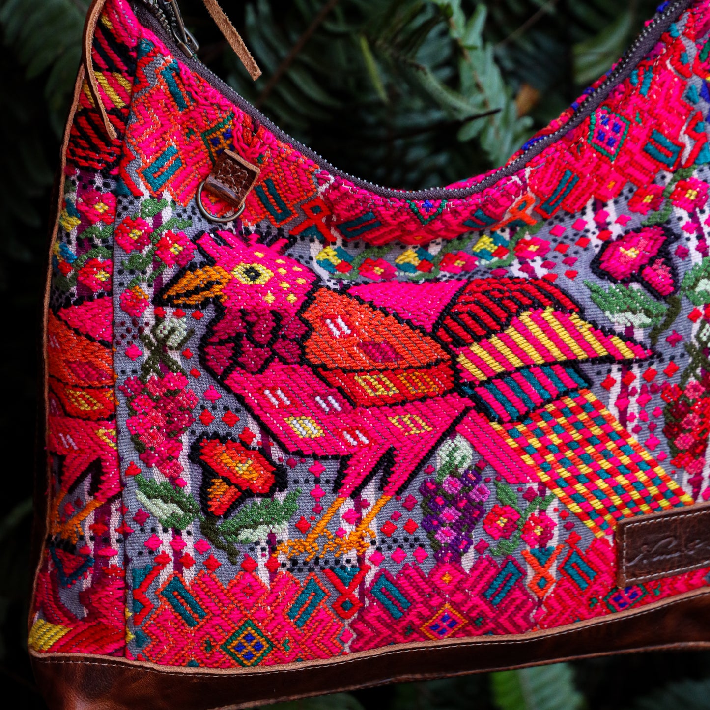 SMALL PENELOPE BAG - OOAK HUIPIL - HONEY - NO. 200742