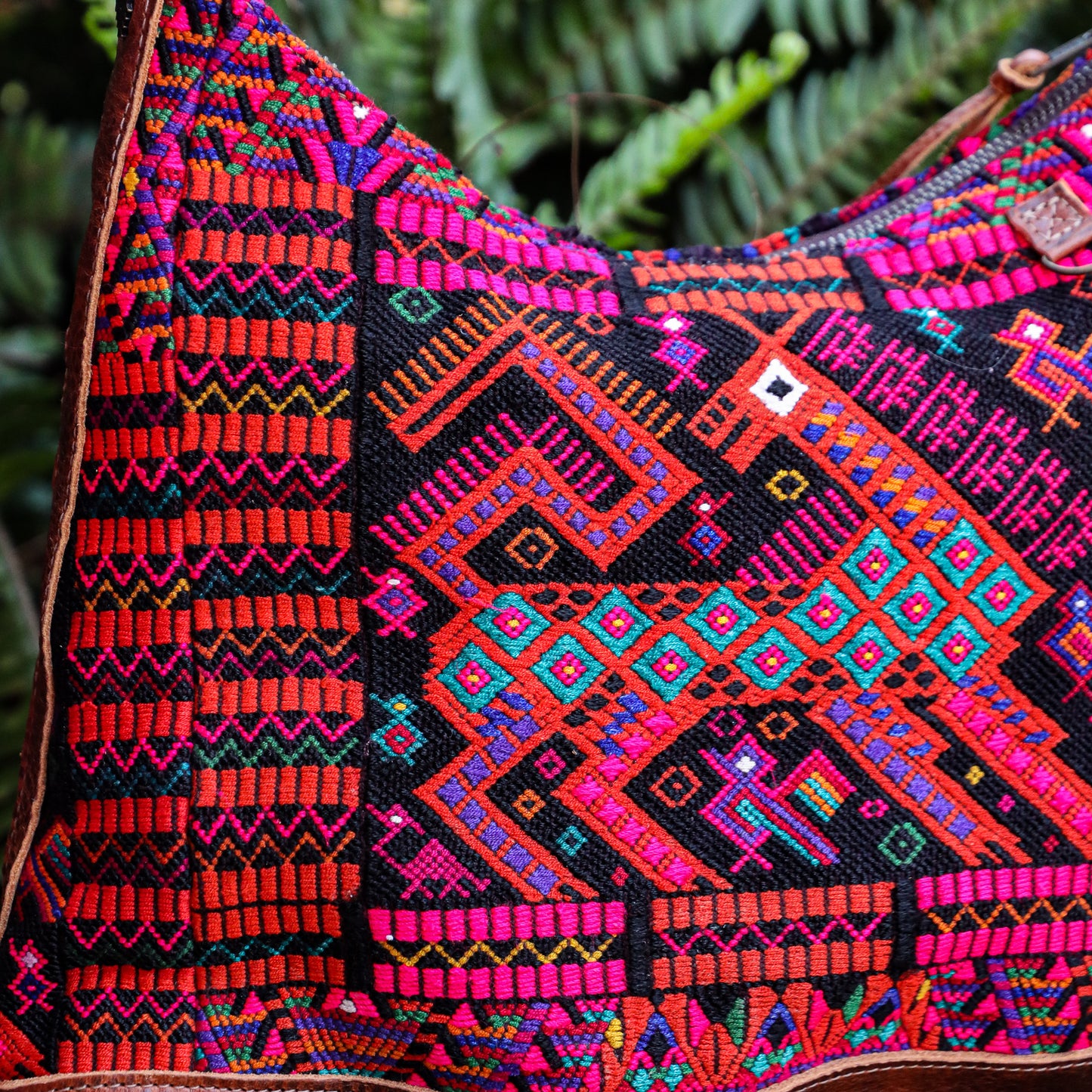 SMALL PENELOPE BAG - OOAK HUIPIL - HONEY - NO. 200738