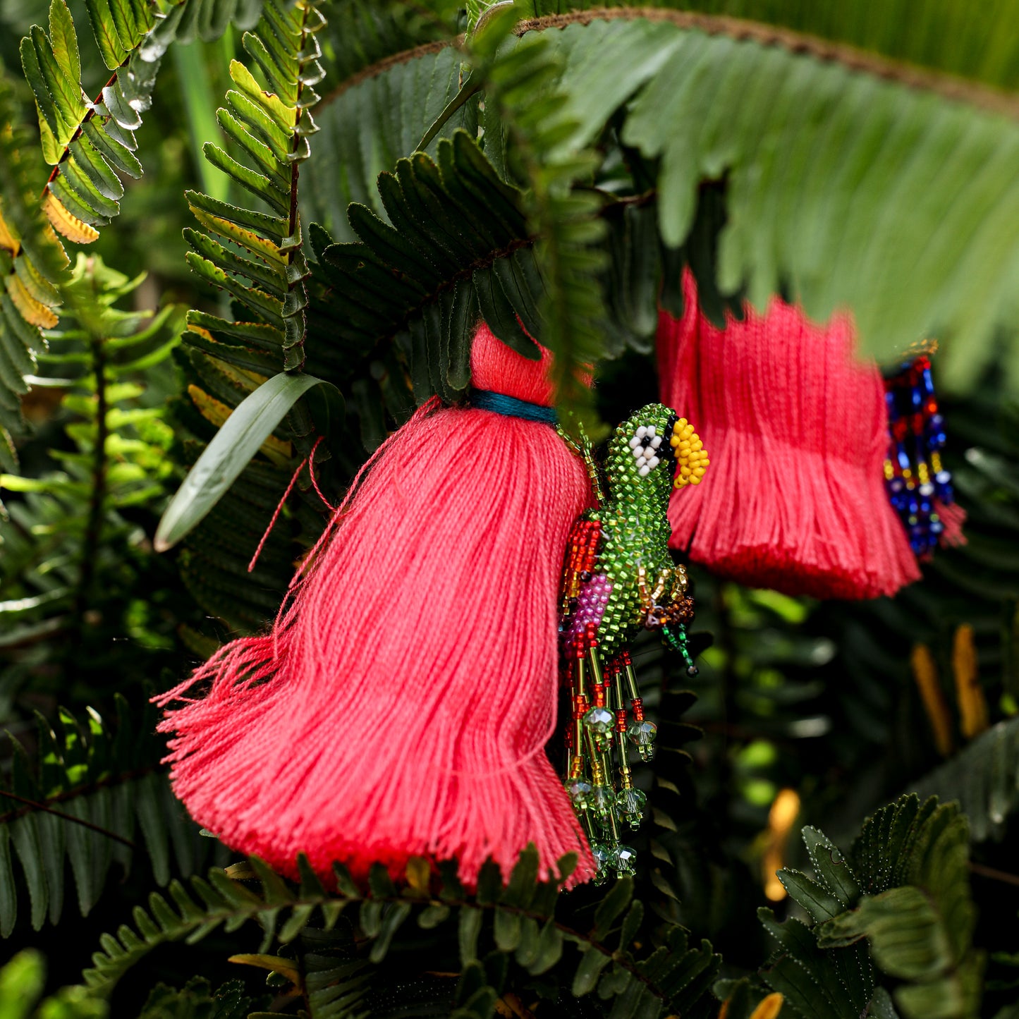 CLASSIC TASSEL - BEADED BIRD CHARM - NO. 200280