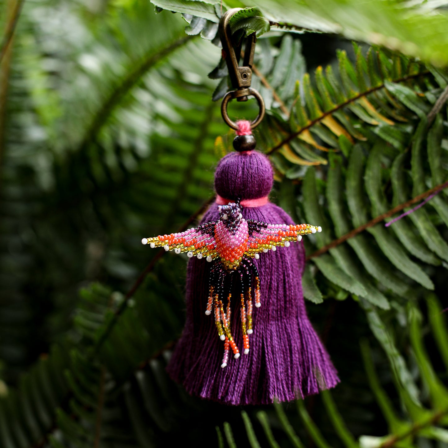 CLASSIC TASSEL - BEADED BIRD CHARM - NO. 200260