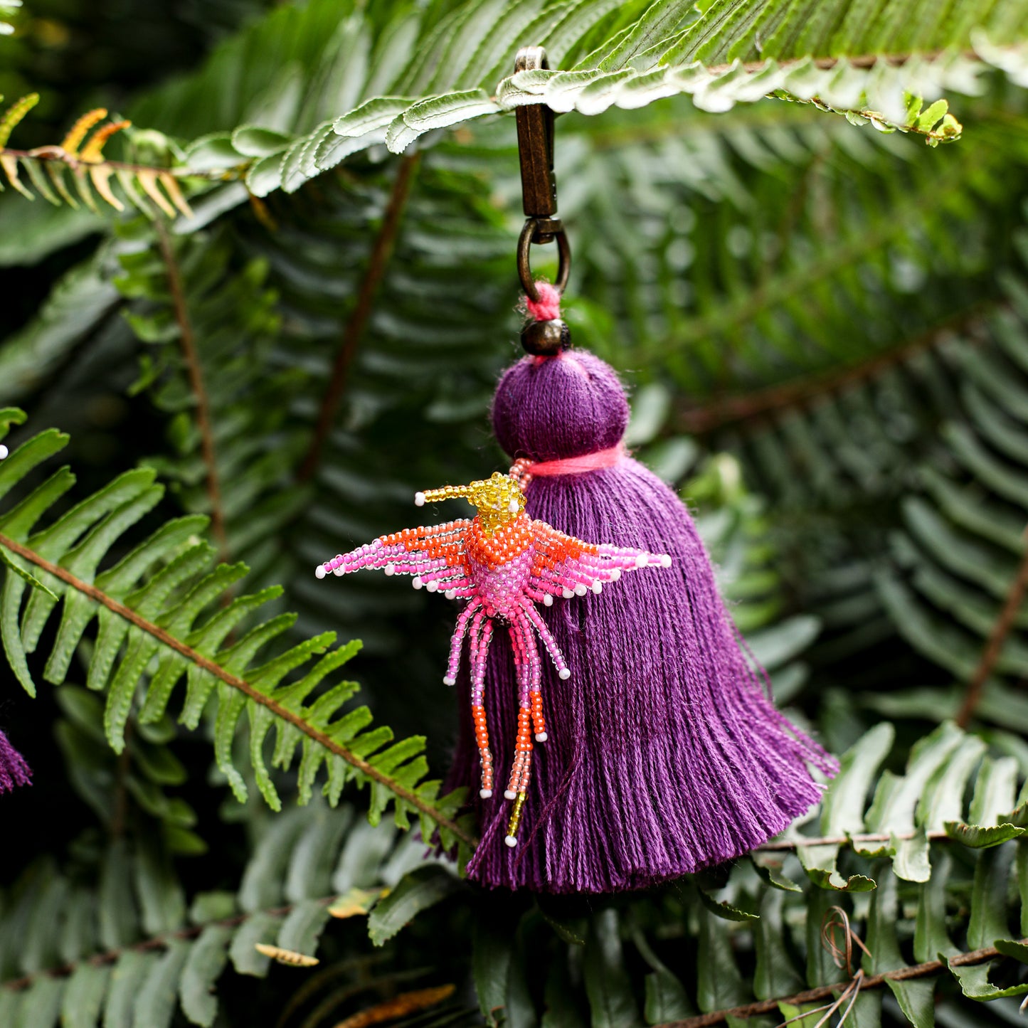 CLASSIC TASSEL - BEADED BIRD CHARM - NO. 200261