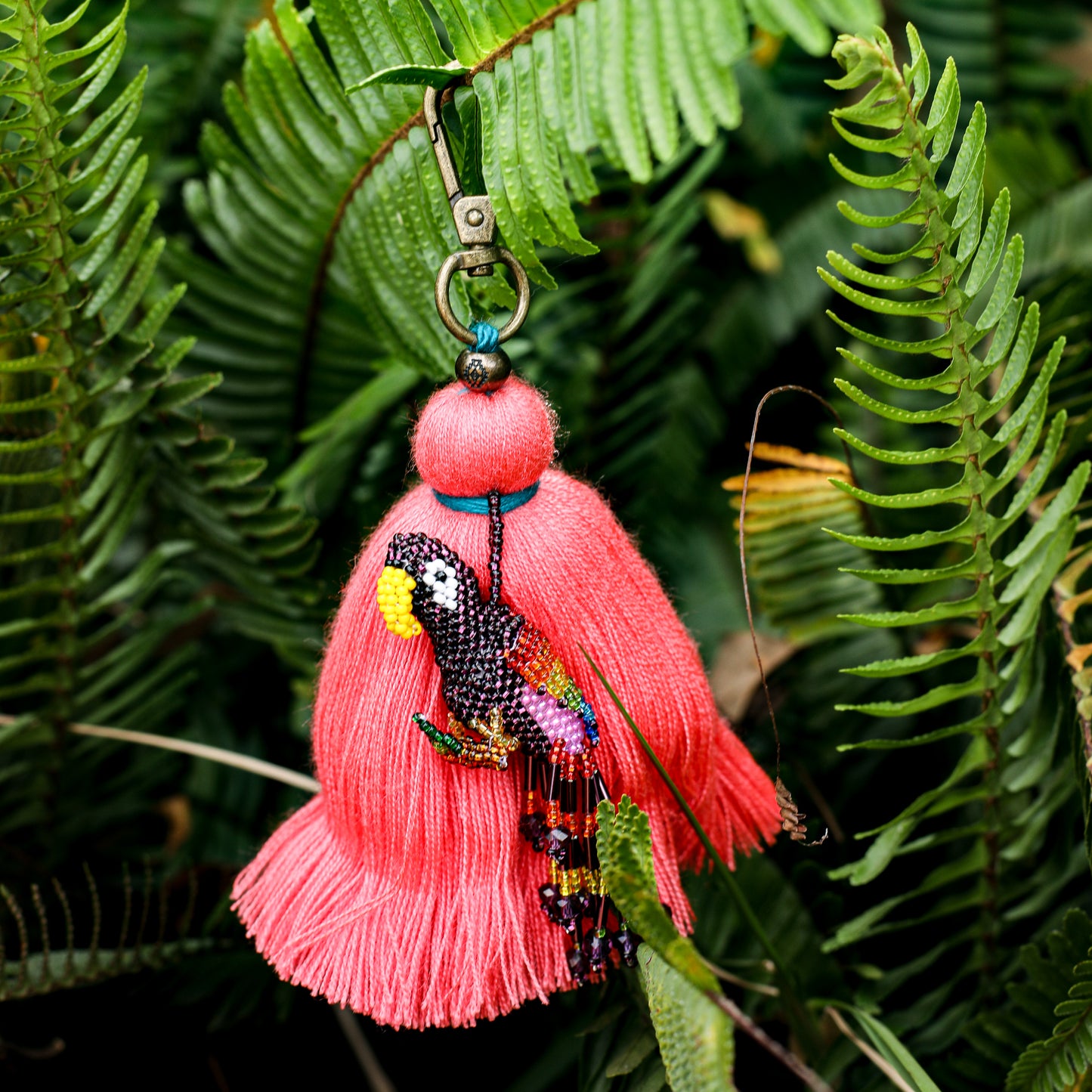 CLASSIC TASSEL - BEADED BIRD CHARM - NO. 200281