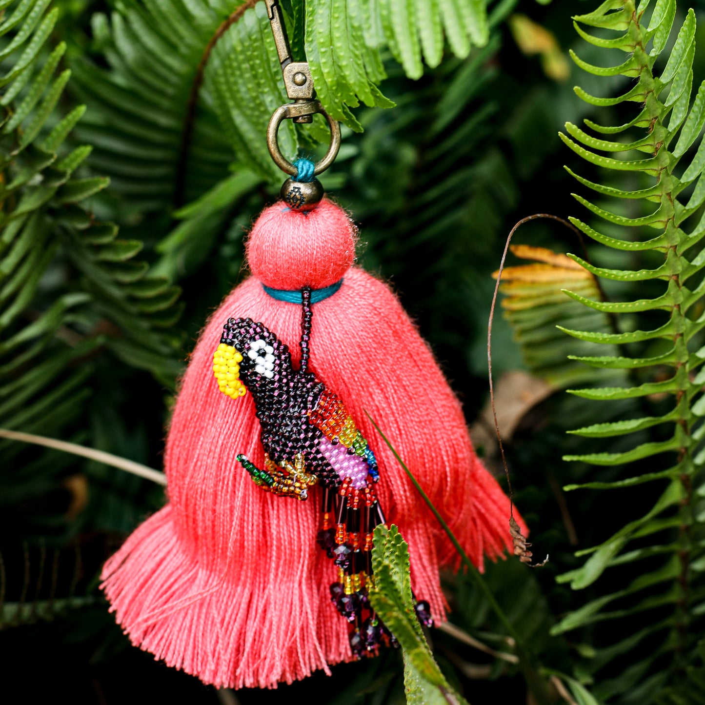 CLASSIC TASSEL - BEADED BIRD CHARM - NO. 200281