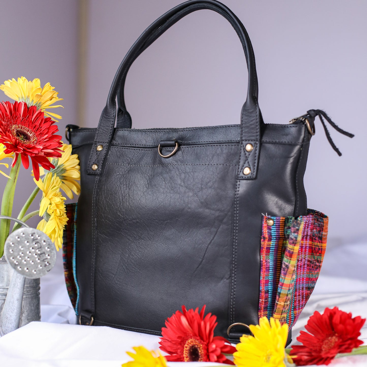 MTPB - H&S EMBROIDERED FLORAL - BLACK - NO. 200560