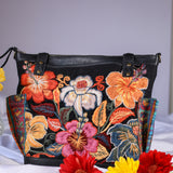 MTPB - H&S EMBROIDERED FLORAL - BLACK - NO. 200560