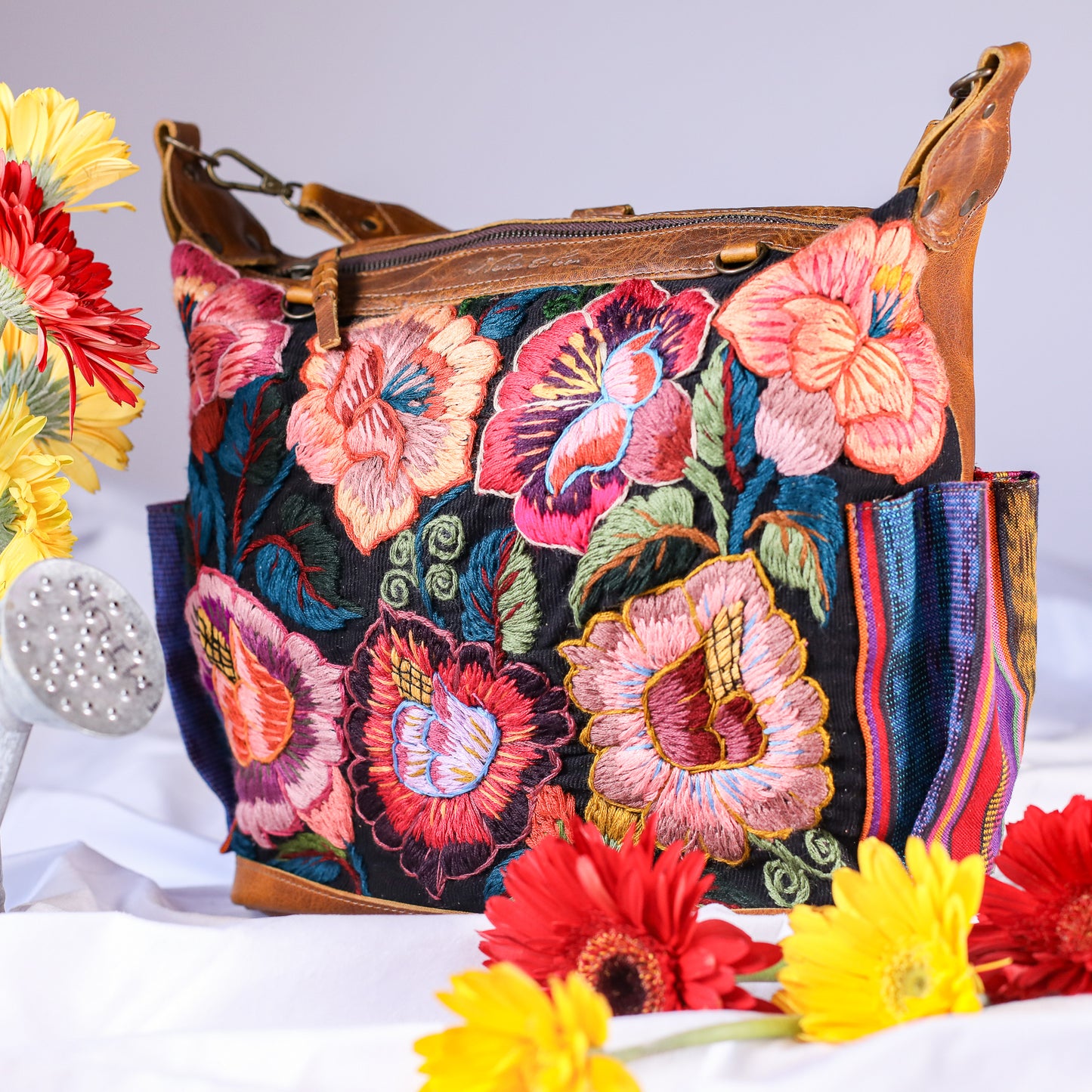 BEATRIZ MCDB + DIAMANTE STRAP - H&S EMBROIDERED FLORAL - WRANGLER - NO. 200551