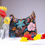 SMALL PENELOPE BAG - H&S EMBROIDERED FLORAL - FAWN - NO. 200695