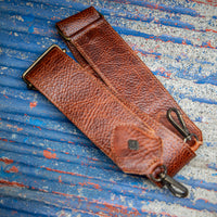 ADJUSTABLE WIDE STRAP - FULL LEATHER - HONEY