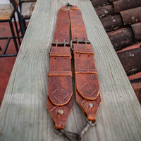 DOUBLE BUCKLE BACKPACK STRAP SET - HONEY