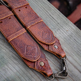 DOUBLE BUCKLE BACKPACK STRAP SET - HONEY