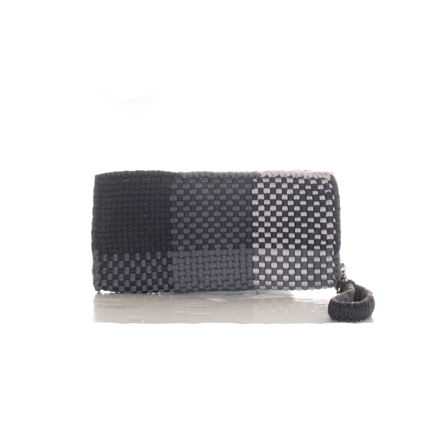 ARCHIVE SALE - NARRA ZIP WALLET - PHILIPPINES COLLECTION - TRI-TONE GREY - ITEM NO. 24040