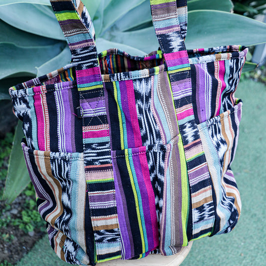 SANTI TOTE - MOONLIGHT ORCHID