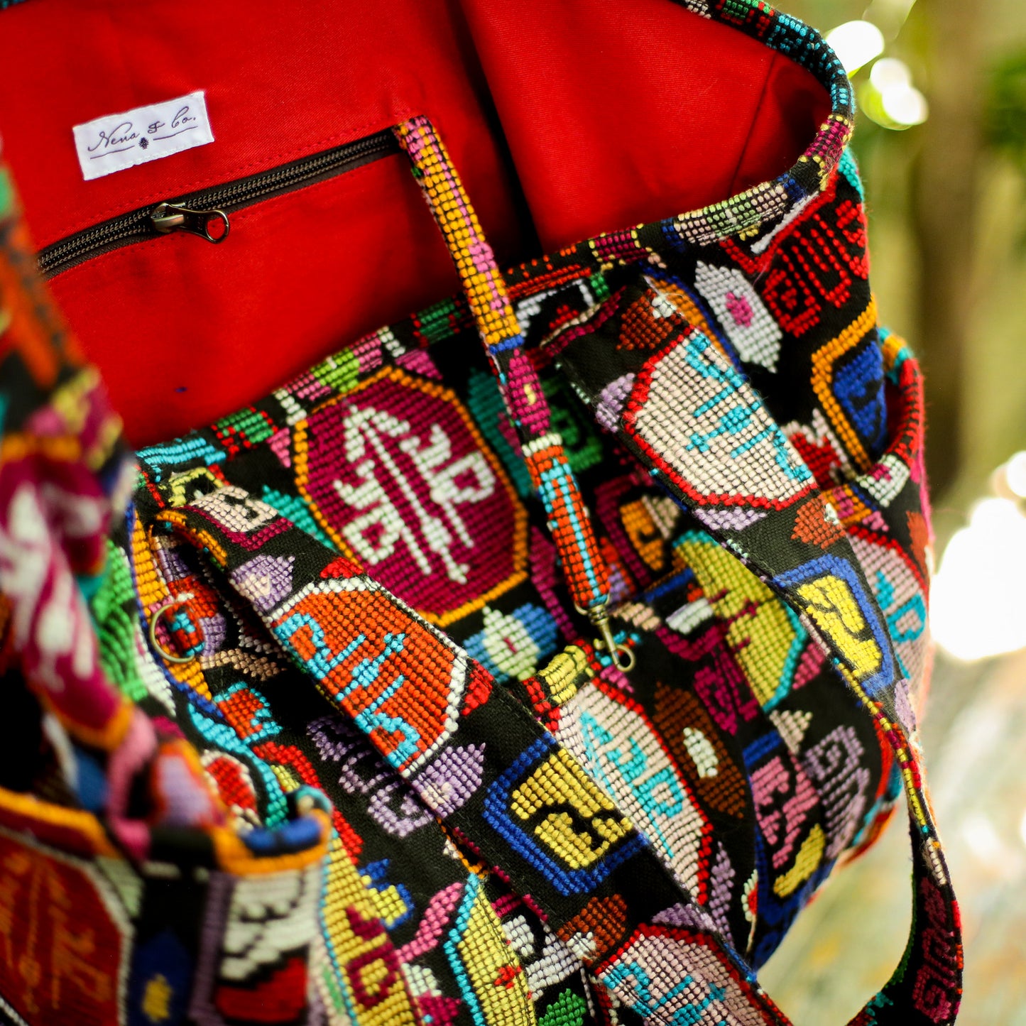 SANTI TOTE - VINTAGE ZUNIL - NO. 18709